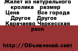 Жилет из натурального кролика,44размер › Цена ­ 500 - Все города Другое » Другое   . Карачаево-Черкесская респ.